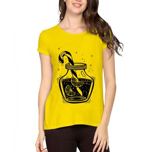 Lemon Pot Graphic Printed T-shirt