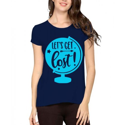 Let's Get Lost Graphic Printed T-shirt