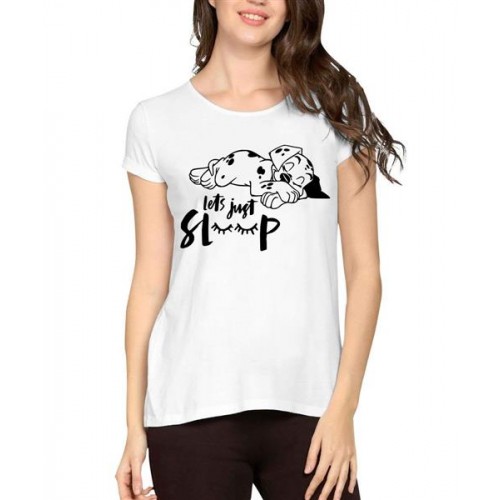 Lets Just Sleep Graphic Printed T-shirt