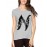 Letter N With Wings Graphic Printed T-shirt