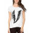 Letter V With Wings Graphic Printed T-shirt
