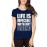 Life Is Impossible With Out Friend Graphic Printed T-shirt