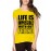 Life Is Impossible With Out Friend Graphic Printed T-shirt