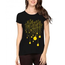 Light Bulb Graphic Printed T-shirt