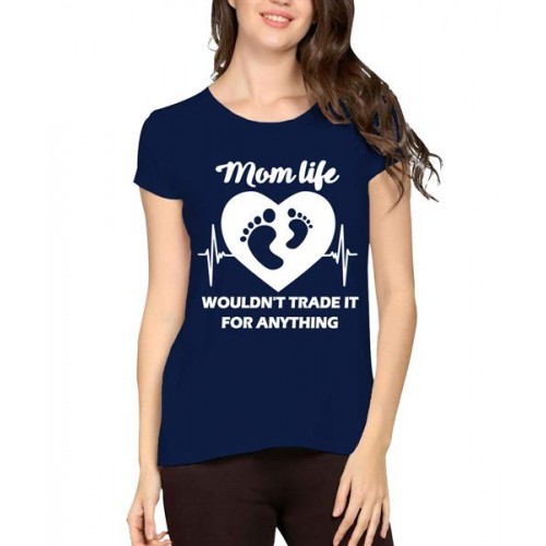 Mom Life Graphic Printed T-shirt
