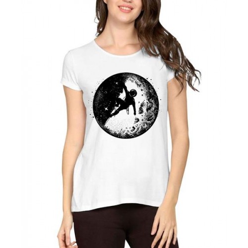 Moon Tracking Graphic Printed T-shirt