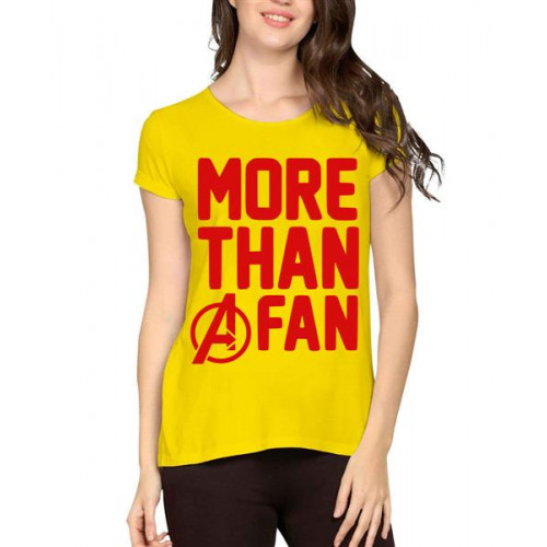 More Than A Fan Graphic Printed T-shirt