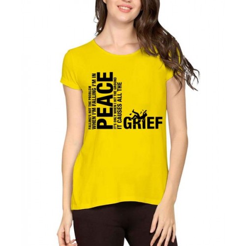 Peace Grief Graphic Printed T-shirt