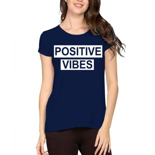 Positive Vibes Graphic Printed T-shirt