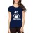 Women's Cotton Biowash Graphic Printed Half Sleeve T-Shirt - Queen Chess Game