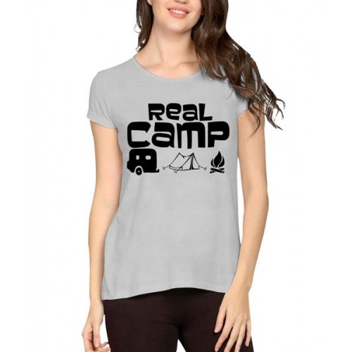 Real Camp Graphic Printed T-shirt