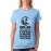 Women's Cotton Biowash Graphic Printed Half Sleeve T-Shirt - Run Like Walkers