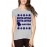 Women's Cotton Biowash Graphic Printed Half Sleeve T-Shirt - Santa Ayega Santa Ayega