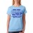 Women's Cotton Biowash Graphic Printed Half Sleeve T-Shirt - Seriously Stop Expecting