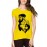 Women's Cotton Biowash Graphic Printed Half Sleeve T-Shirt - Shivaji Bhonsle Lion