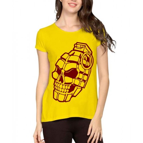Skull Bomb Graphic Printed T-shirt