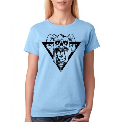 Skull Girl Graphic Printed T-shirt