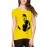 Women's Cotton Biowash Graphic Printed Half Sleeve T-Shirt - Smoke Boy