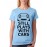 Women's Cotton Biowash Graphic Printed Half Sleeve T-Shirt - Still Plays With Cars