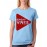 Women's Cotton Biowash Graphic Printed Half Sleeve T-Shirt - Sunday Vibes Triangle