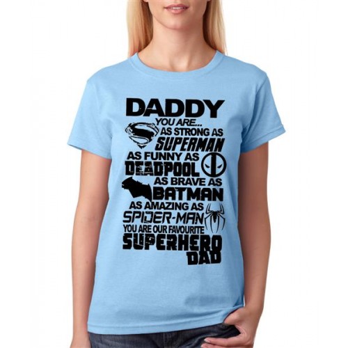 Superhero Dad Graphic Printed T-shirt