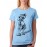 Women's Cotton Biowash Graphic Printed Half Sleeve T-Shirt - Swag Man