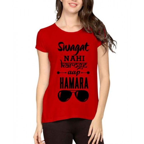 Swagat Nahi Karoge Aap Hamara Graphic Printed T-shirt