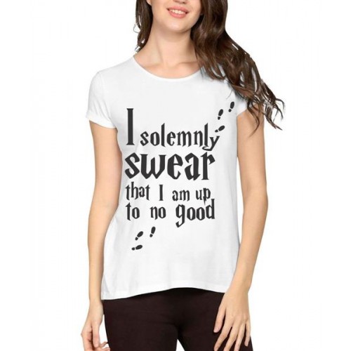 I Solemnly Swear That I Am Up To No Good Graphic Printed T-shirt