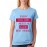 Women's Cotton Biowash Graphic Printed Half Sleeve T-Shirt - Tall Girl Bff