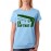 Women's Cotton Biowash Graphic Printed Half Sleeve T-Shirt - Tap That Billiards