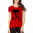 Women's Cotton Biowash Graphic Printed Half Sleeve T-Shirt - Taurus Star