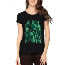 Women's Cotton Biowash Graphic Printed Half Sleeve T-Shirt - Team Arrow 