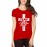 Women's Cotton Biowash Graphic Printed Half Sleeve T-Shirt - Team Jesus