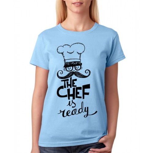 The Chef Is Ready Graphic Printed T-shirt