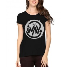 Women's Cotton Biowash Graphic Printed Half Sleeve T-Shirt - The Way It Goes