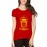 Women's Cotton Biowash Graphic Printed Half Sleeve T-Shirt - Ti Chai