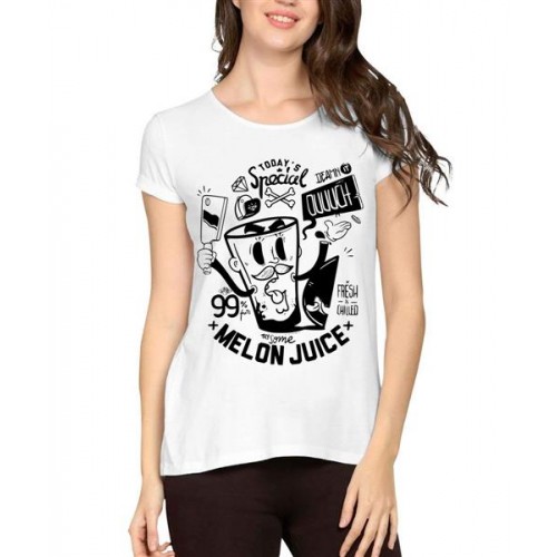 Women's Cotton Biowash Graphic Printed Half Sleeve T-Shirt - Today's Special Day