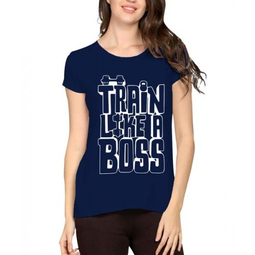 Train Like A Boss Graphic Printed T-shirt