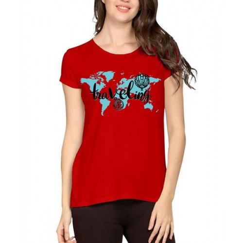 Traveling Graphic Printed T-shirt