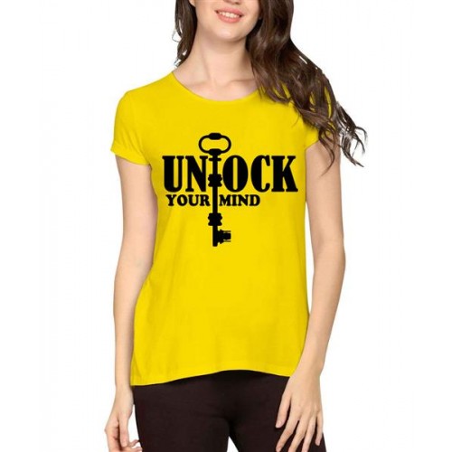 Unlock Your Mind Graphic Printed T-shirt