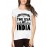Women's Cotton Biowash Graphic Printed Half Sleeve T-Shirt - Usa India