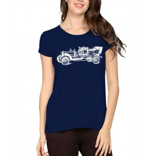 Vintage Car Graphic Printed T-shirt
