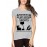 Women's Cotton Biowash Graphic Printed Half Sleeve T-Shirt - Warning Dnd Sports
