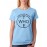 Women's Cotton Biowash Graphic Printed Half Sleeve T-Shirt - Whoe The Long Live