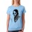 Women's Cotton Biowash Graphic Printed Half Sleeve T-Shirt - Wick Face