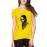Women's Cotton Biowash Graphic Printed Half Sleeve T-Shirt - Wick Face