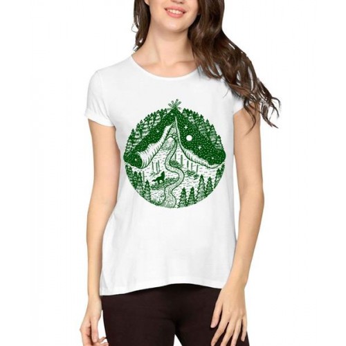 Night Forest Graphic Printed T-shirt