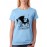Women's Cotton Biowash Graphic Printed Half Sleeve T-Shirt - Yashin