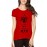 Women's Cotton Biowash Graphic Printed Half Sleeve T-Shirt - Yoga Hoga