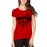 Women's Cotton Biowash Graphic Printed Half Sleeve T-Shirt - You Are On Target